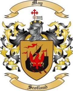 May Family Coat of Arms Scotland