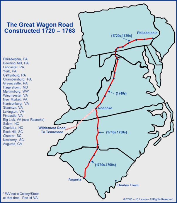 Great Wagon Road - JD Lewis
