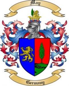 May Family Coat of Arms Germany